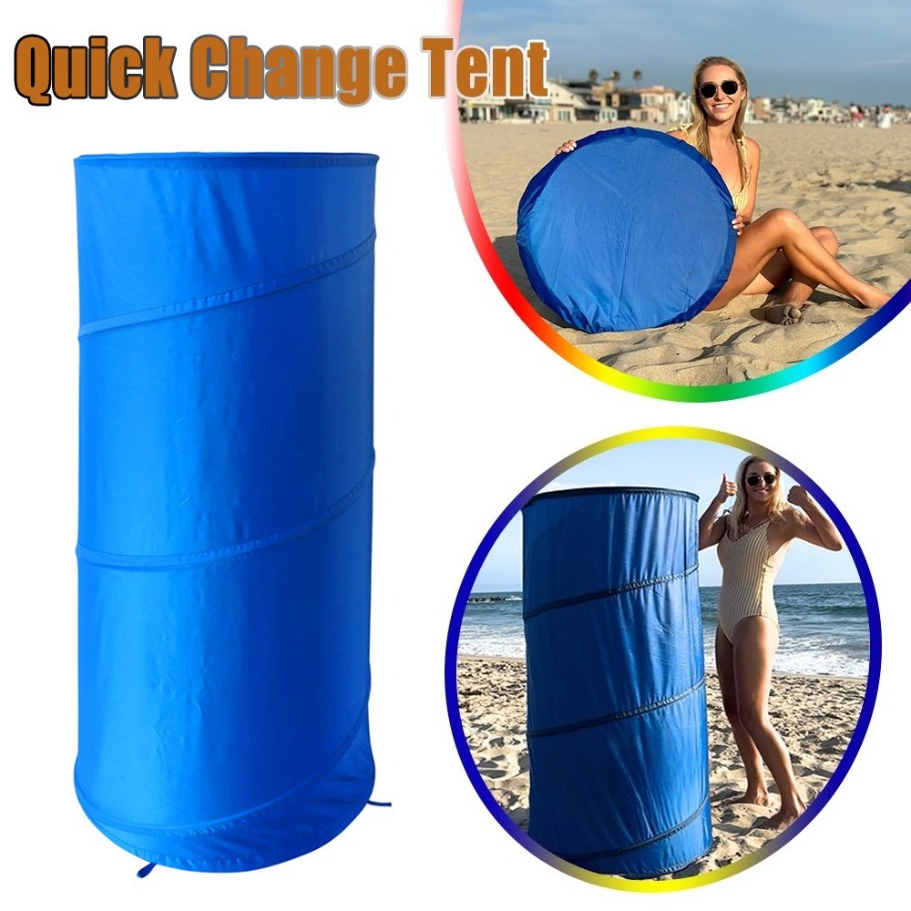 Emergency Mylar Tent - ห้องเปลี่ยนเสื้อผ้ากลางแจ้งแบบพกพา เต็นท์เปลี่ยนเสื้อผ้าเร็ว ทันใจ ใช้ได้ทั้งชายหาด ตั้งแคมป์ ถ่ายภาพ