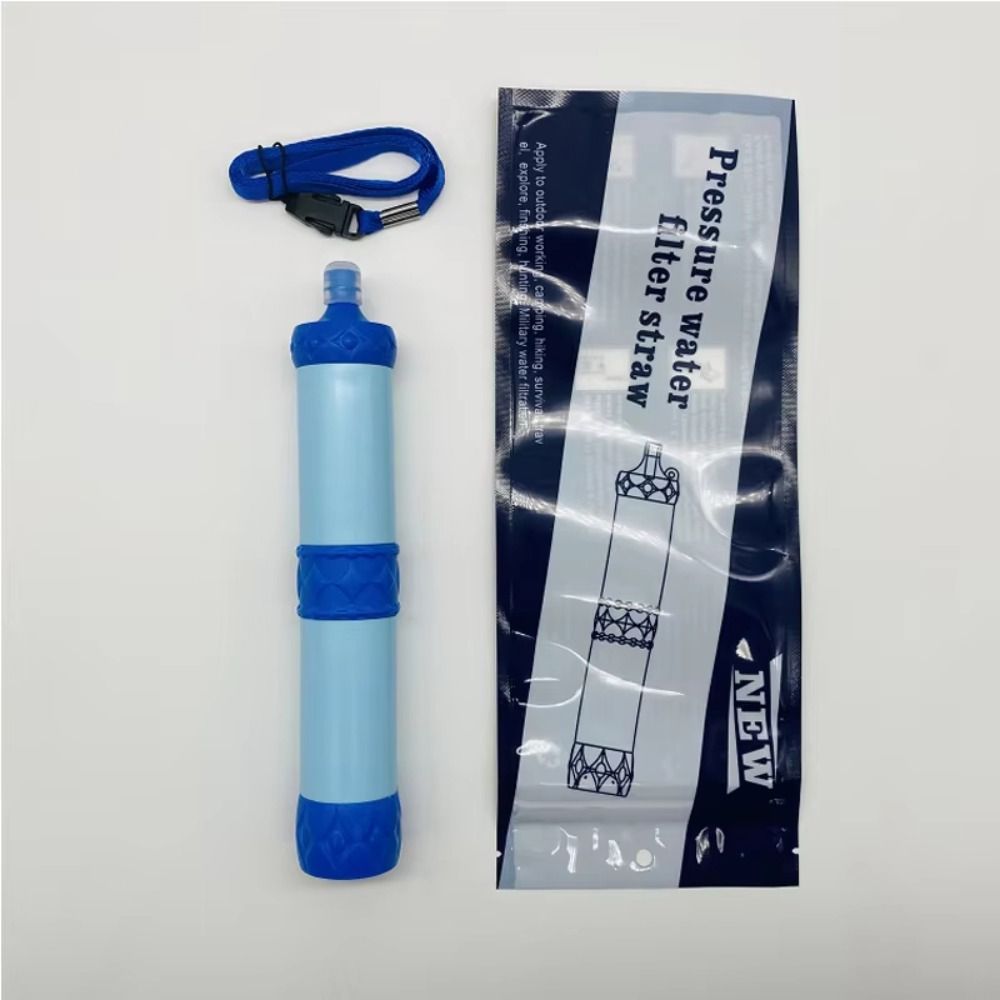Water Purification Straw - หลอดกรองน้ำขนาดเล็กแบบพกพา สำหรับกรองน้ำดื่มโดยตรง เพื่อการเอาตัวรอด