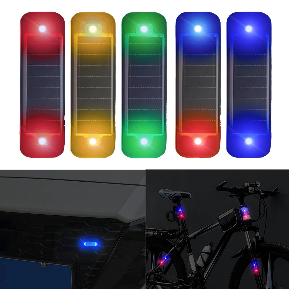 Sos Light Strobe - LED พลังงานแสงอาทิตย์ไฟเตือนรถ Night Security จําลองไร้สาย Anti-Theft