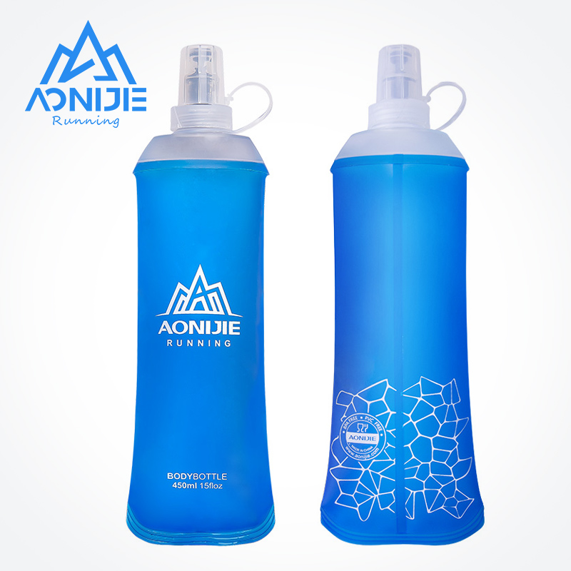 Water Bag Collapsible - AONIJIE SD19 R450 Soft Flaskพับเก็บได้450Ml TPU