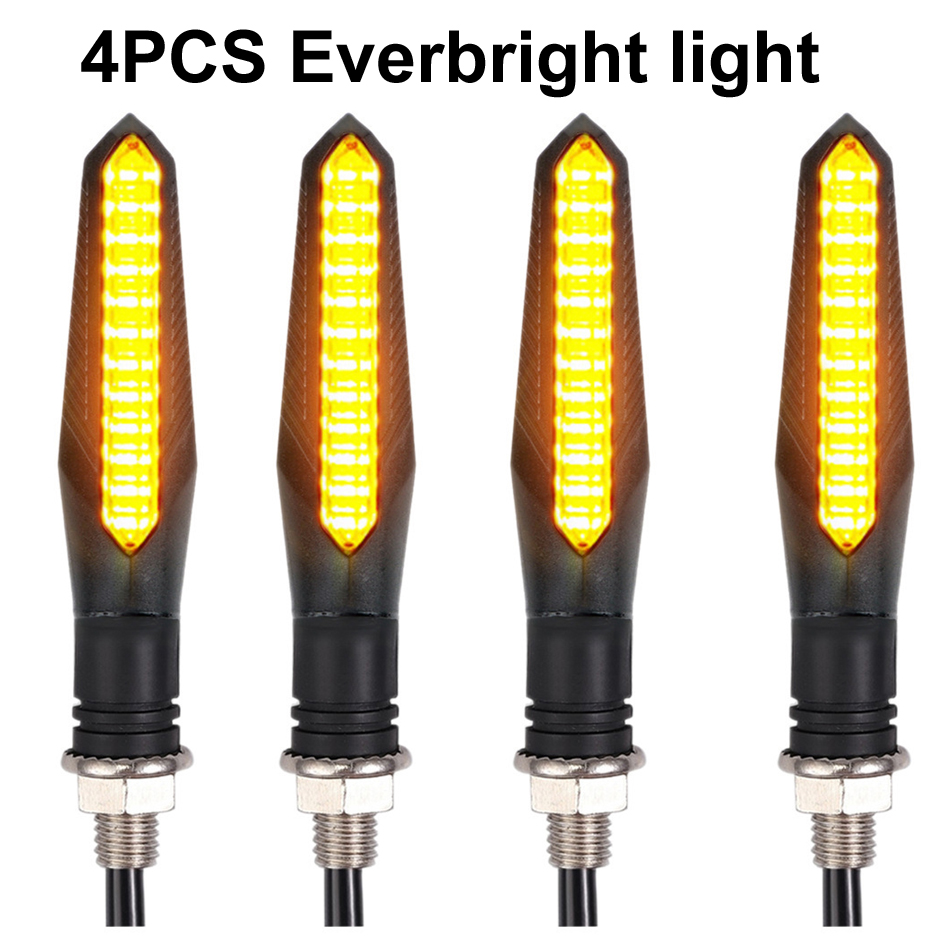 Sos Light Strobe - ไฟเลี้ยว LED สำหรับมอเตอร์ไซค์ 4 ชิ้น 12V