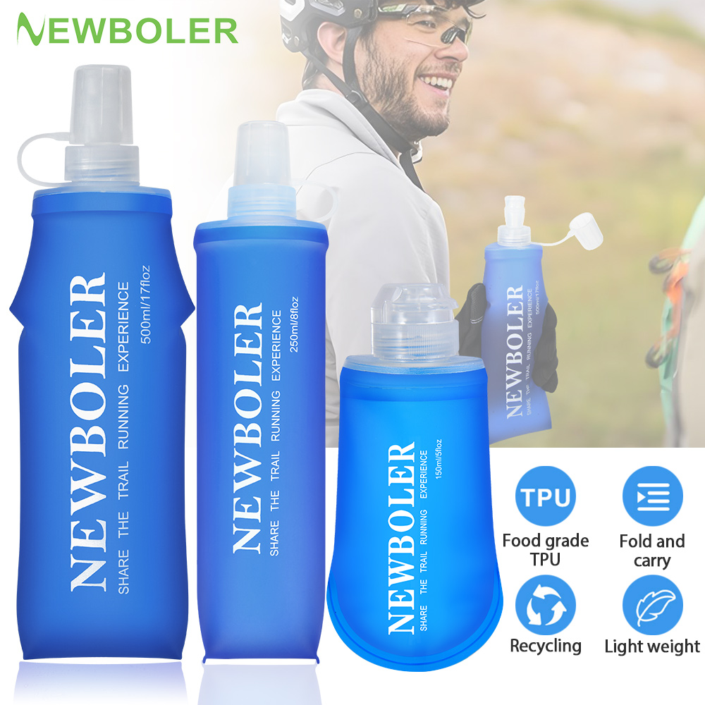 Water Bag Collapsible - NEWBOLER 150ml 250ml 500ml ขวดน้ํา TPU