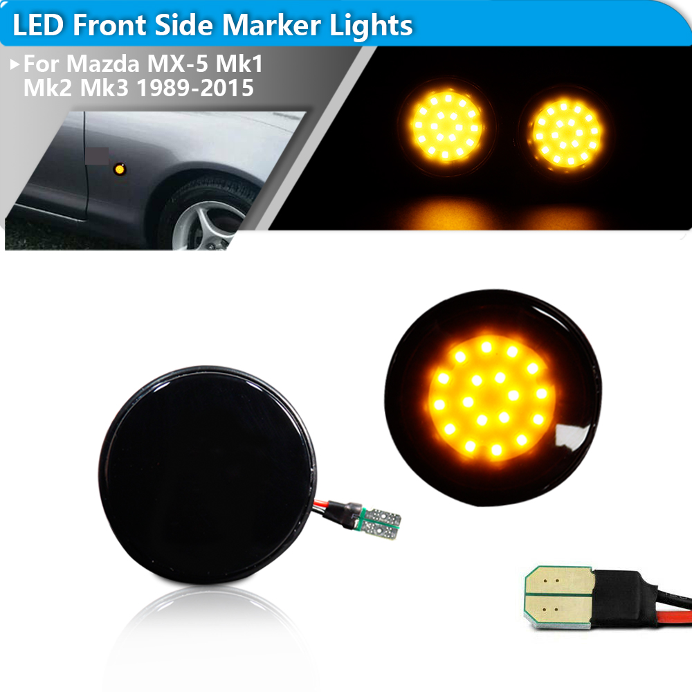 Signal Panel Orange - ไฟเลี้ยวข้างรถยนต์ iJDM LED 2 ชิ้น ไฟเลี้ยวข้าง