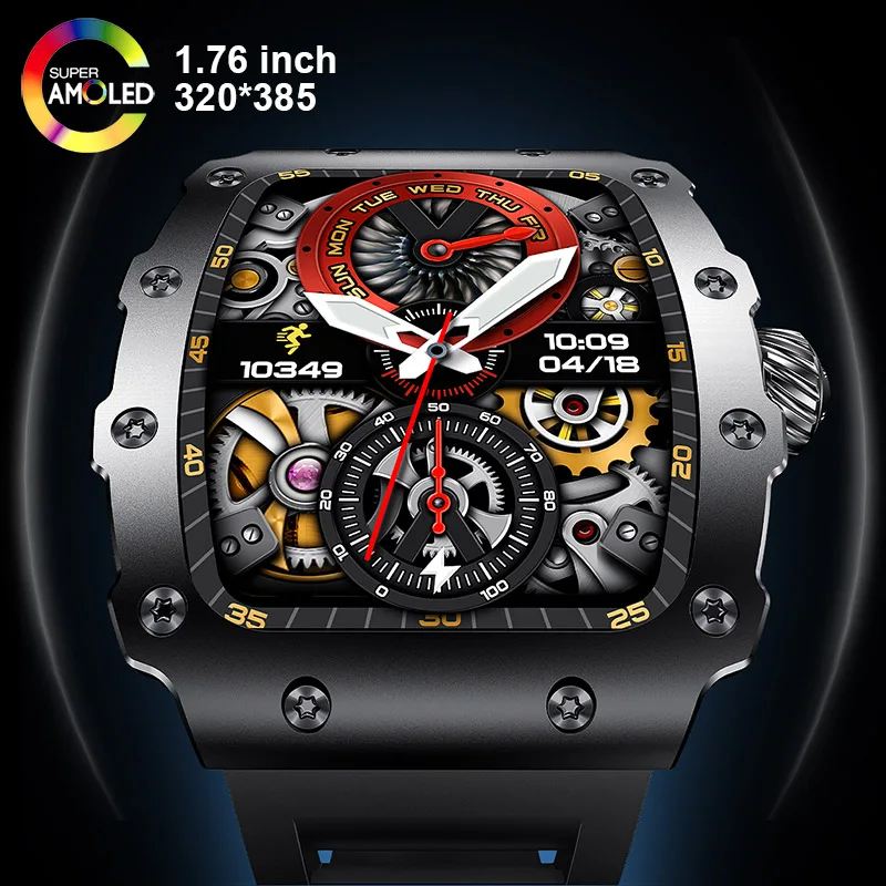 Compass Lensatic - นาฬิกาอัจฉริยะรุ่นใหม่ หน้าจอ AMOLED 1.76 นิ้ว หน้าปัดแบบไดนามิก