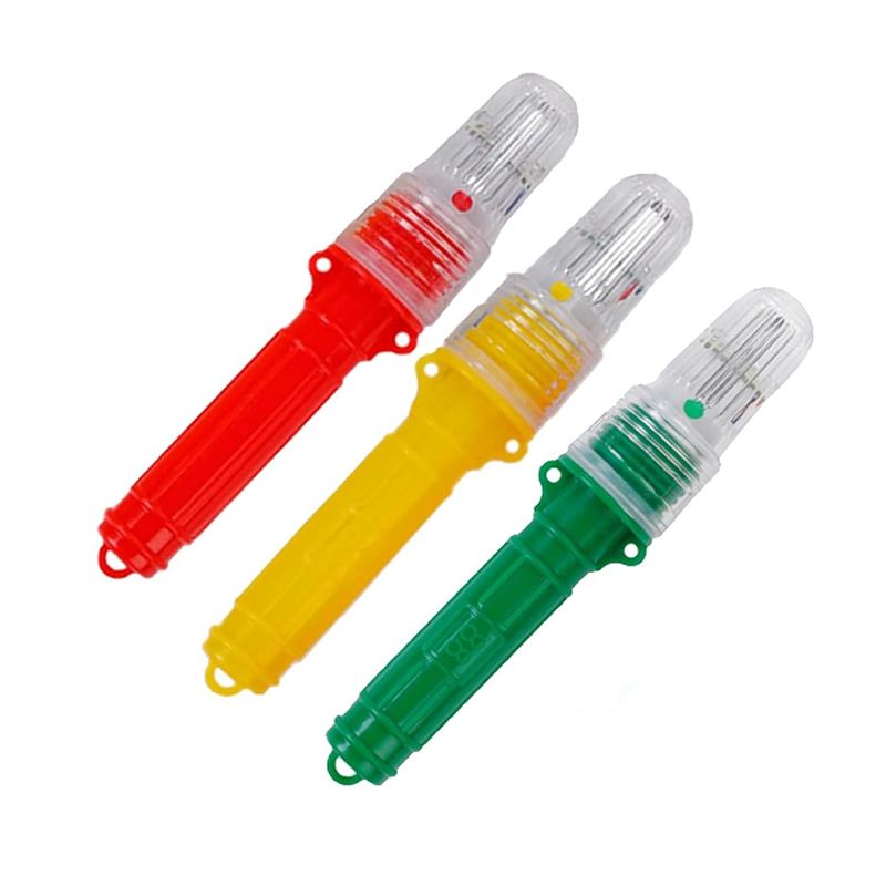 Signal Flare Kit - Y42A-สัญญาณฉุกเฉินสำหรับเรือประมง, ทุ่นลอยน้ำ 3 ชิ้น, ไฟ LED