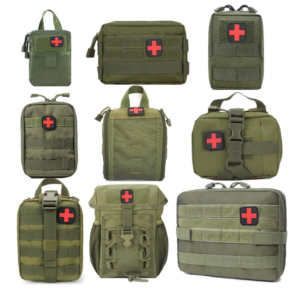 Bivy Bag Emergency - IFAK EDC กระเป๋าเอวกระเป๋าล่าสัตว์เสื้อกั๊กชุดเครื่องมือฉุกเฉินกลางแจ้ง First Aid Kit