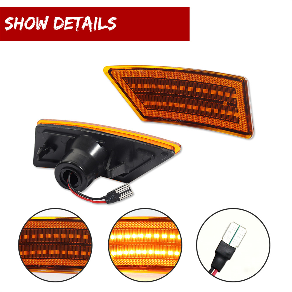 ไฟเลี้ยว LED ด้านข้างรถ 2 ชิ้น - Signal Flare Kit บทวิจารณ์และราคา