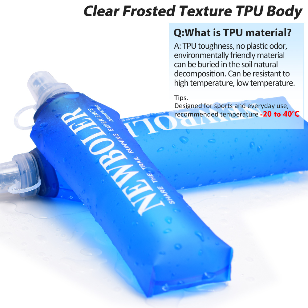 250/500/750ML ขวดน้ำ TPU พับได - Water Bag Collapsible บทวิจารณ์และราคา