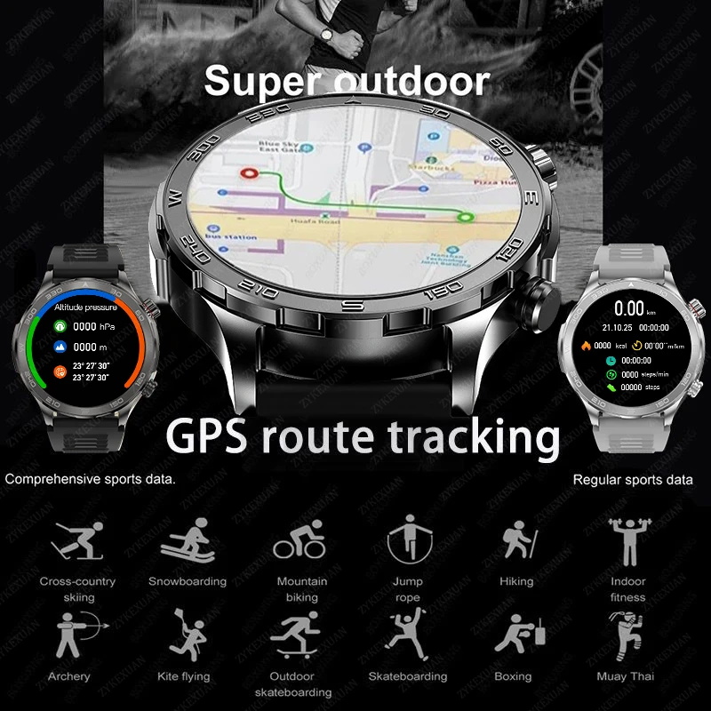 ใหม่ GPS ติดตามสมาร์ทวอทช์ผู้ช - Compass Lensatic บทวิจารณ์และราคา