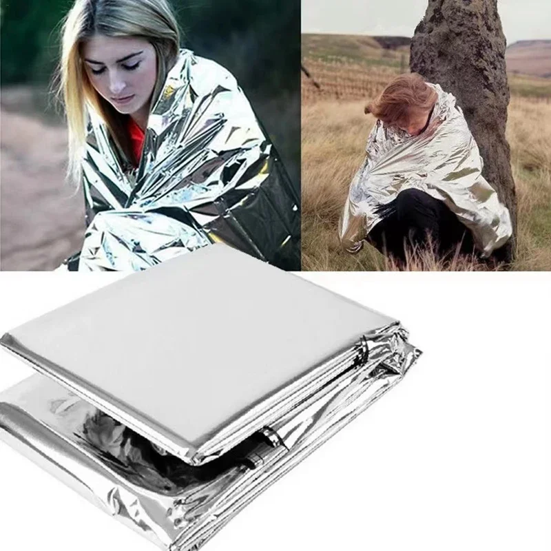 160*210 ซม. 3 ชิ้น ผ้าห่มกันคว - Survival Blanket Reflective บทวิจารณ์และราคา