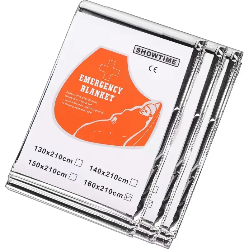 160*210 ซม. 3 ชิ้น ผ้าห่มกันคว - Survival Blanket Reflective บทวิจารณ์และราคา