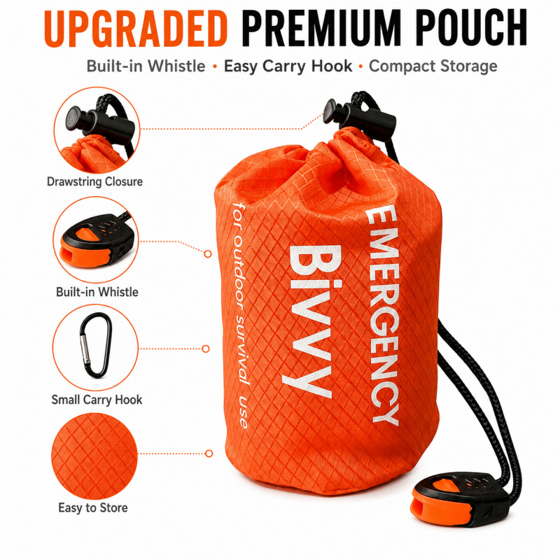 ถุงนอนฉุกเฉิน 2 แพ็ค, ถุงนอนฟอ - Bivy Bag Emergency บทวิจารณ์และราคา