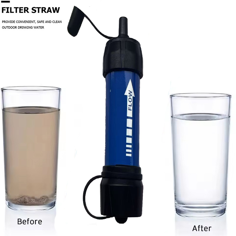 เครื่องกรองน้ำพกพาฉุกเฉินสำหรั - Water Purification Straw บทวิจารณ์และราคา