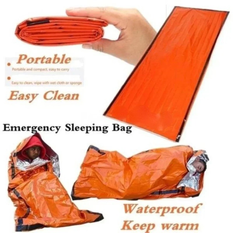 ผ้าห่มฉุกเฉิน PE 1 ชิ้น ถุงนอน - Survival Blanket Reflective บทวิจารณ์และราคา