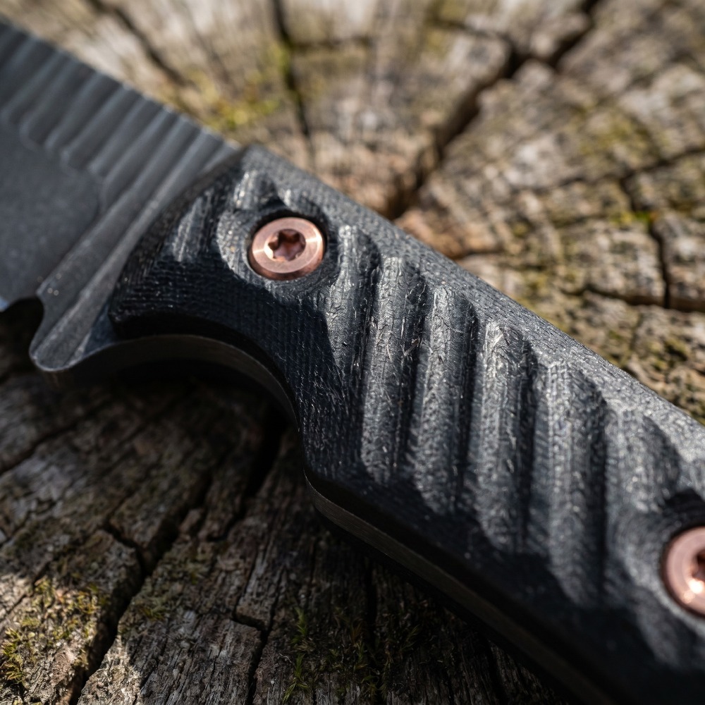 มีดบัชคราฟต์แบบฟูลแทง ใบมีด D2 - Bushcraft Knife Fixed บทวิจารณ์และราคา