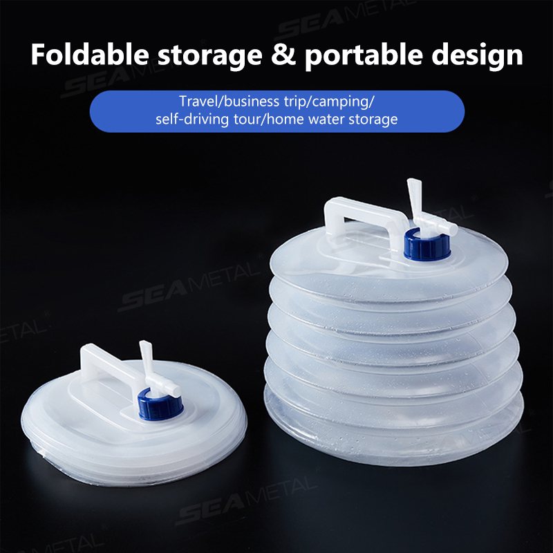 ถังน้ำพับได้ SEAMETAL 5L-15L ส - Water Bag Collapsible บทวิจารณ์และราคา
