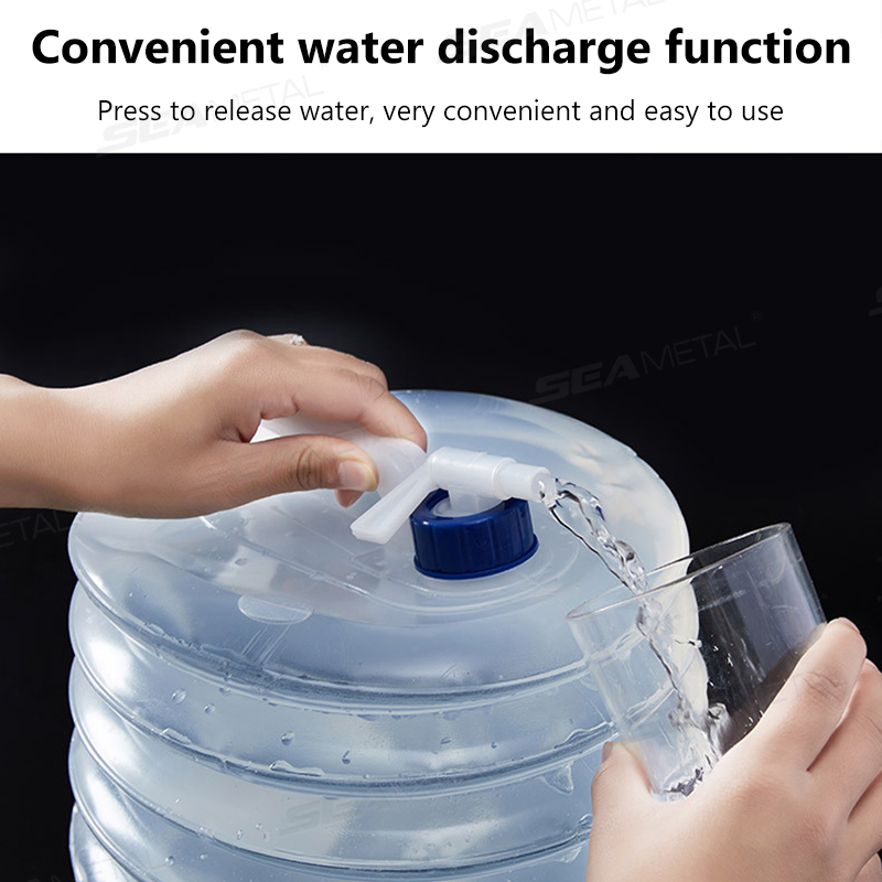 ถังน้ำพับได้ SEAMETAL 5L-15L ส - Water Bag Collapsible บทวิจารณ์และราคา