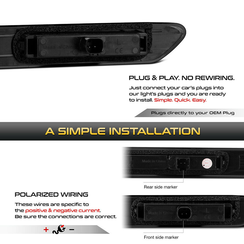 ไฟเลี้ยวข้างกันชนรถยนต์แบบ LED - Signal Flare Kit บทวิจารณ์และราคา