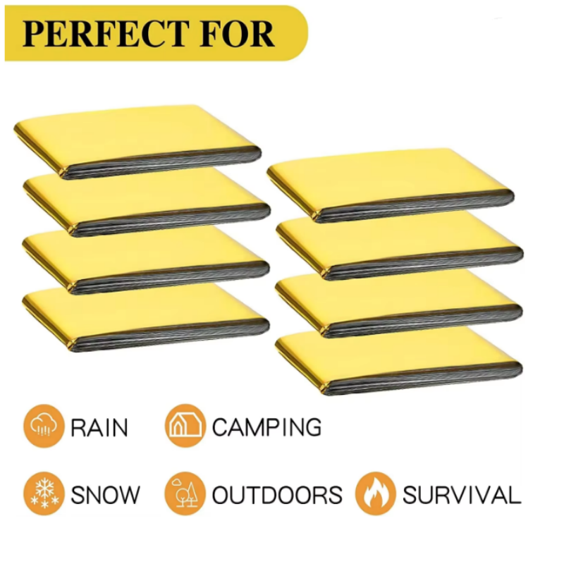 ผ้าห่มกู้ภัยแบบพกพา น้ำหนักเบา - Survival Blanket Reflective บทวิจารณ์และราคา