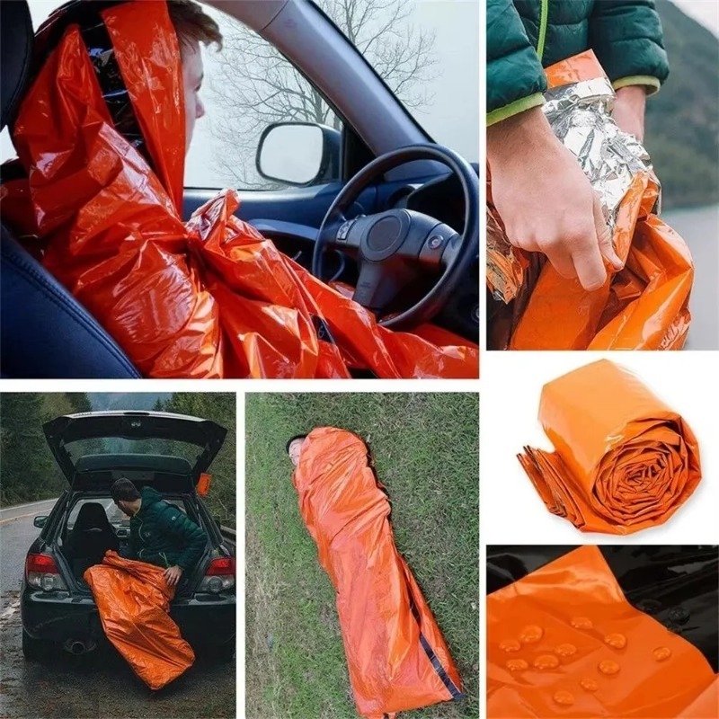 ถุงนอนฉุกเฉินแบบพกพา กันน้ำ สำ - Bivy Bag Emergency บทวิจารณ์และราคา