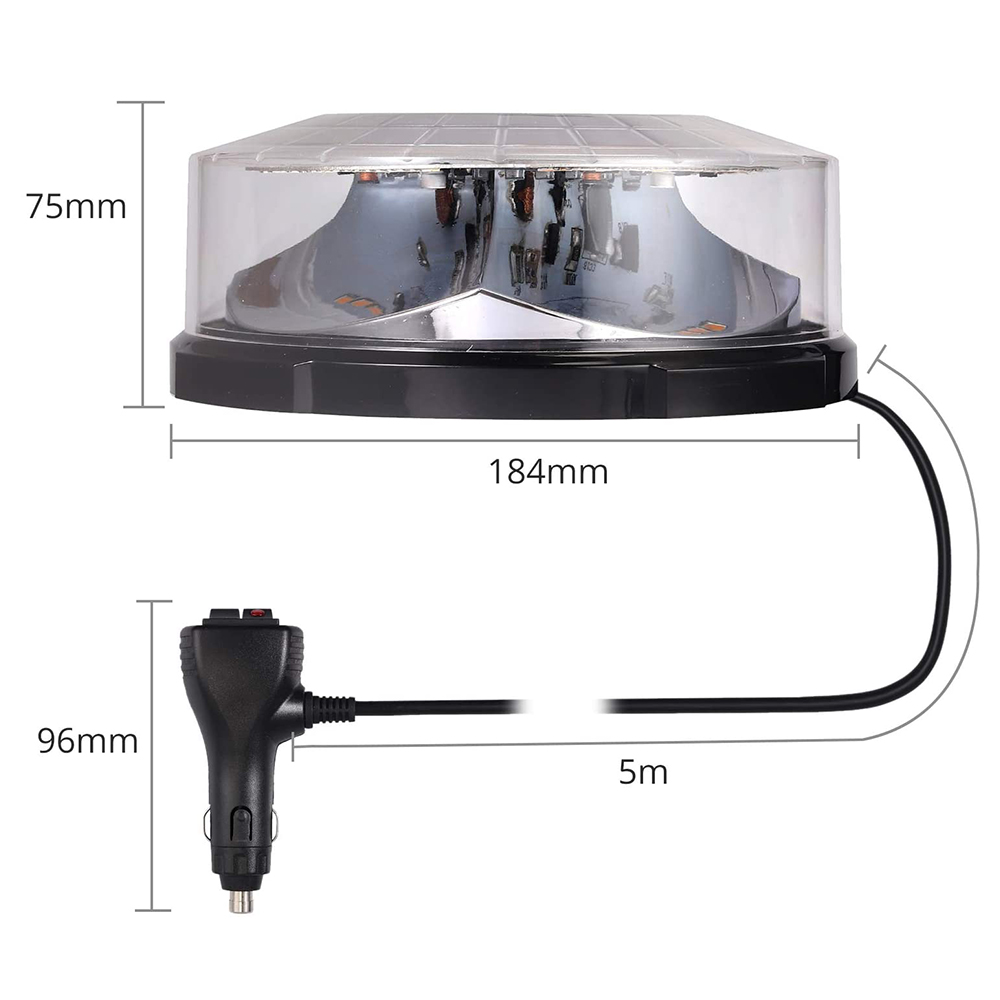 ไฟฉุกเฉิน LED สีเหลือง 24 ดวง  - Sos Light Strobe บทวิจารณ์และราคา