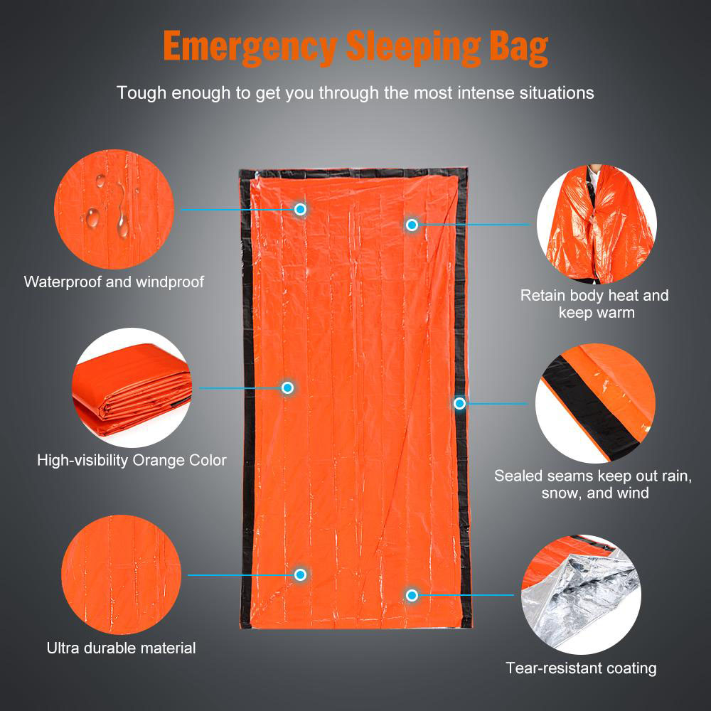 ผ้าห่มฉุกเฉินกันน้ำแบบใช้ซ้ำได - Emergency Mylar Tent บทวิจารณ์และราคา