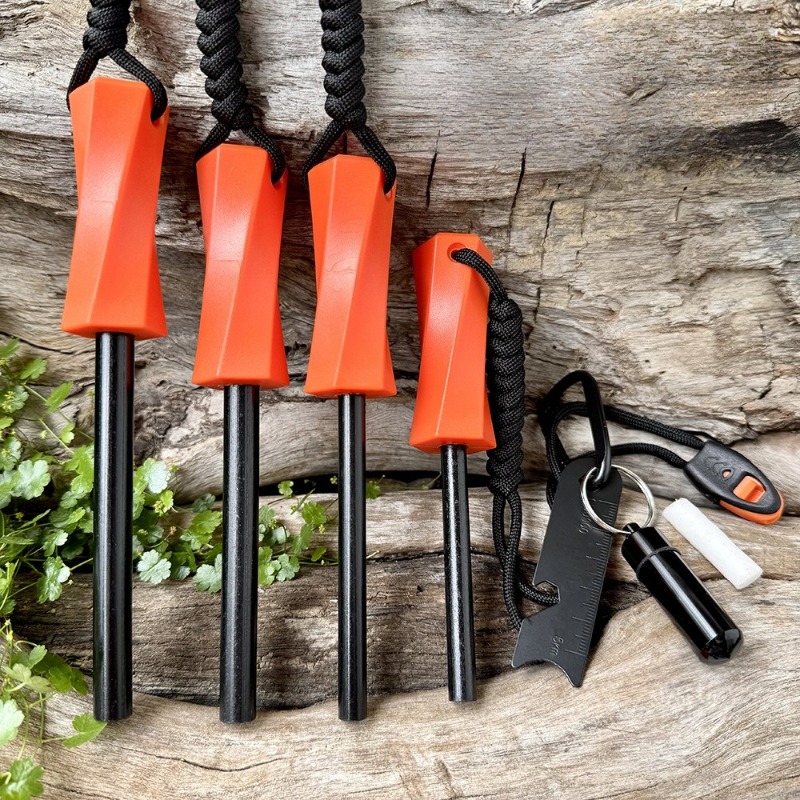 ชุดจุดไฟฉุกเฉินแบบพกพาของ Bear - Magnesium Fire Starter บทวิจารณ์และราคา