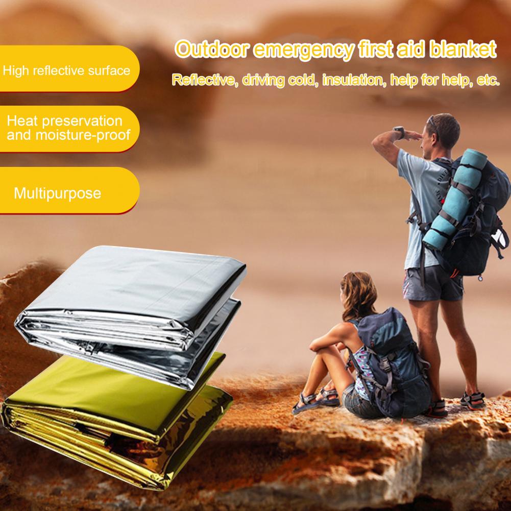 ผ้าห่มความร้อนฉุกเฉินแบบพกพาผ้ - Survival Blanket Reflective บทวิจารณ์และราคา
