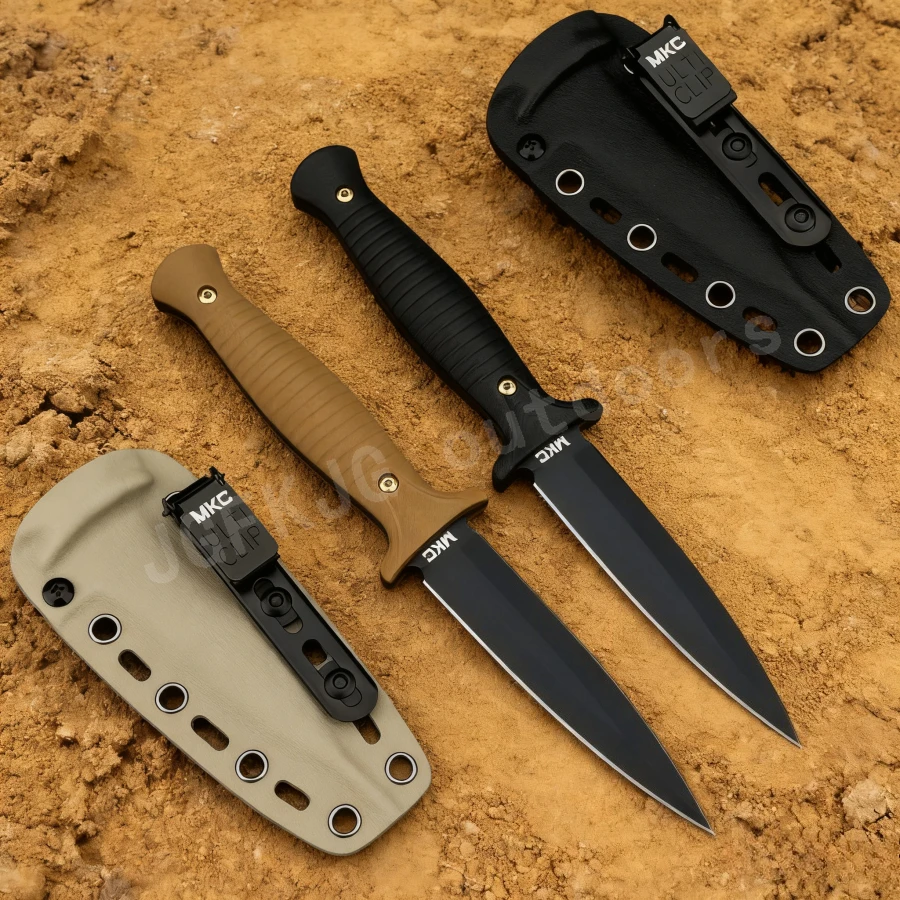 มีดใบตาย MKC V24 ความแข็งสูง ท - Bushcraft Knife Fixed บทวิจารณ์และราคา
