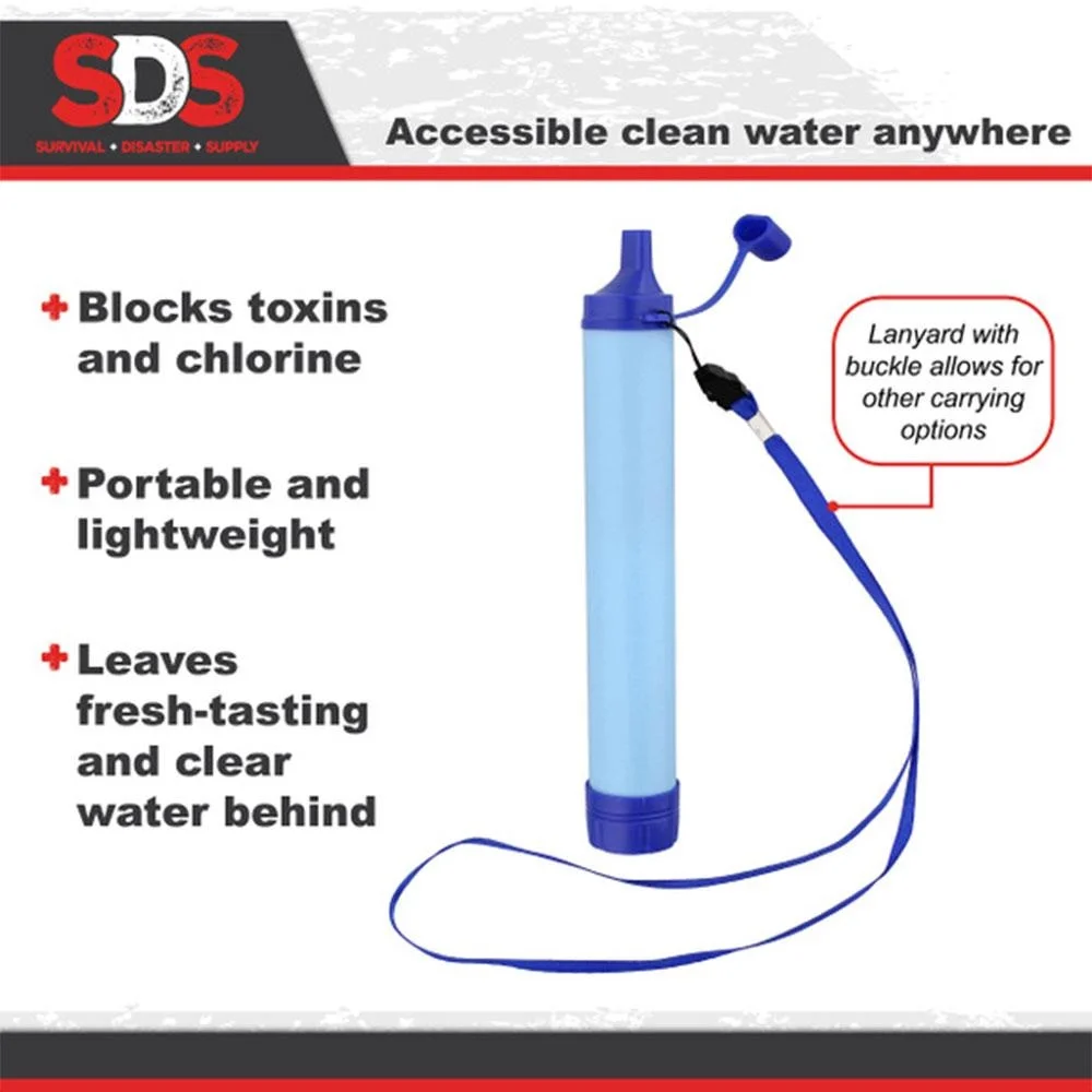 เครื่องกรองน้ำกลางแจ้งแบบพกพา  - Water Purification Straw บทวิจารณ์และราคา
