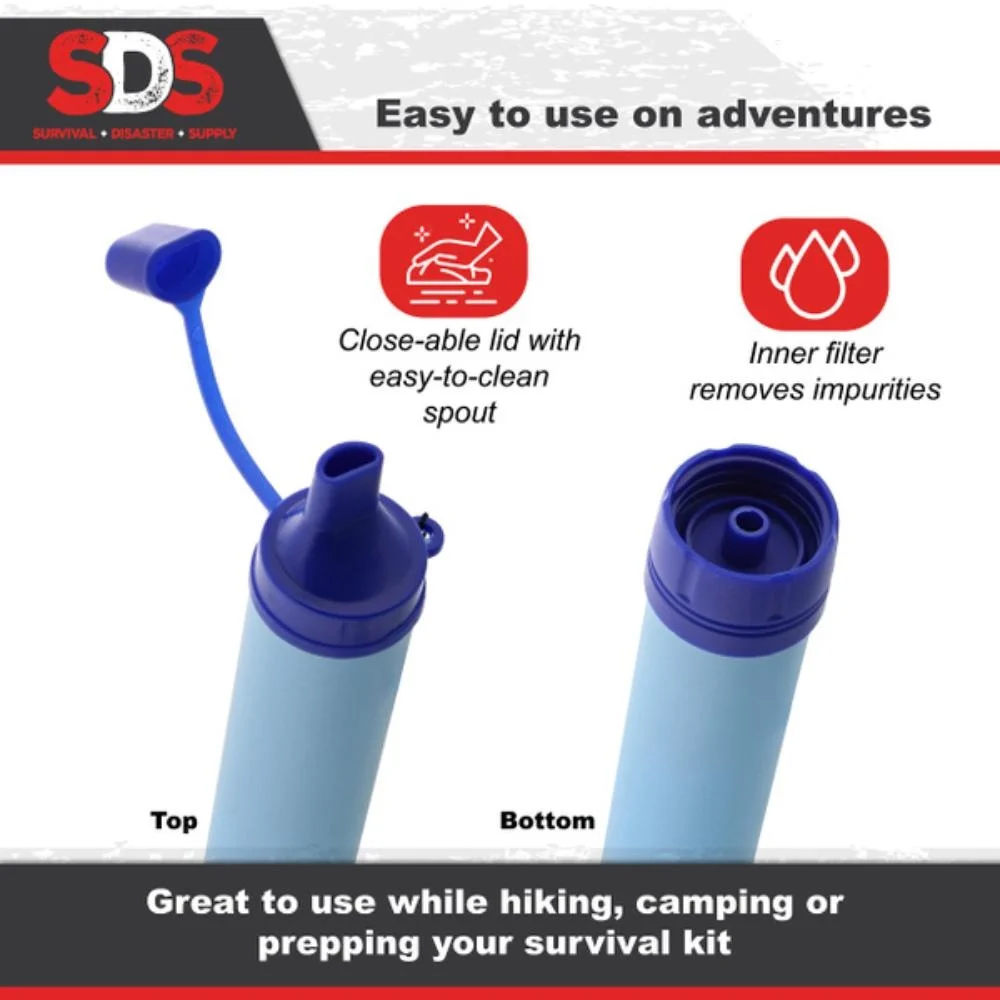 เครื่องกรองน้ำกลางแจ้งแบบพกพา  - Water Purification Straw บทวิจารณ์และราคา