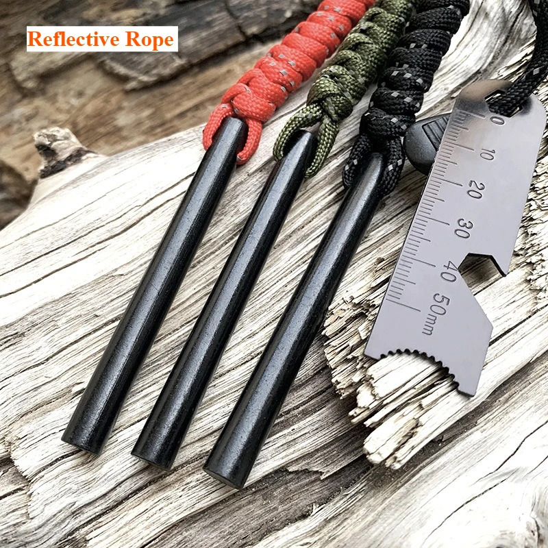 ชุดอุปกรณ์เอาตัวรอด 3-in-1 ของ - Magnesium Fire Starter บทวิจารณ์และราคา