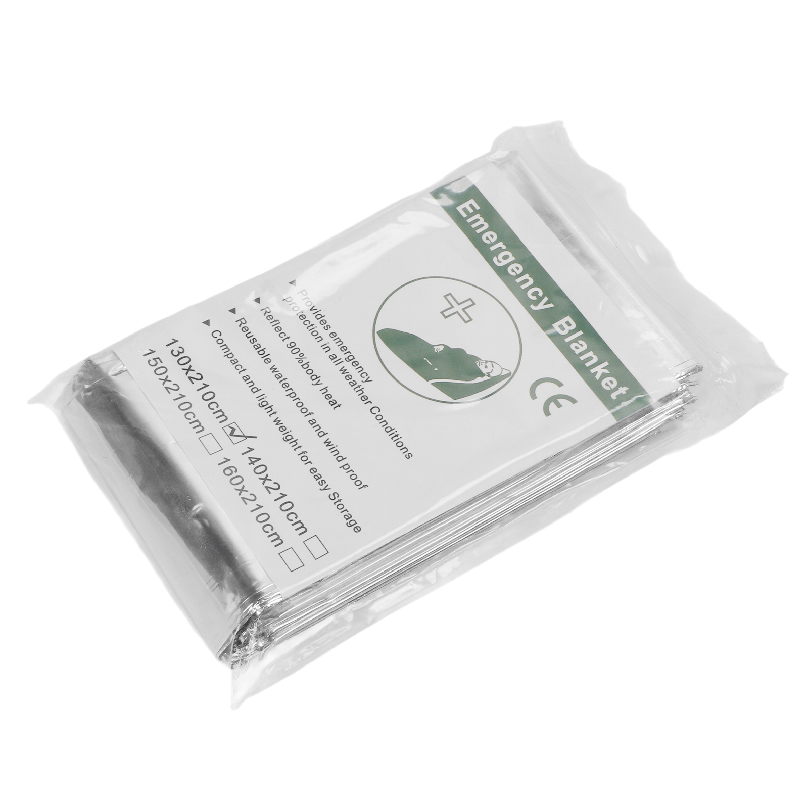 ผ้าห่มฉุกเฉินแบบพกพา ผ้าห่มสะท - Survival Blanket Reflective บทวิจารณ์และราคา
