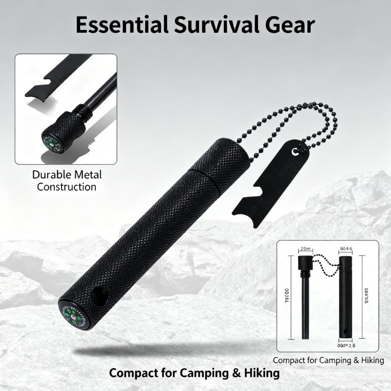 แท่งแมกนีเซียมพร้อมเข็มทิศ - ห - Magnesium Fire Starter บทวิจารณ์และราคา