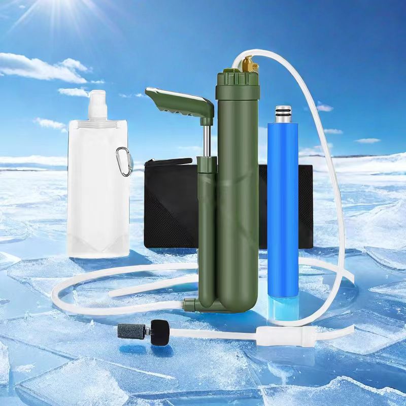 ที่กรองน้ำแบบปั๊มมือแบบพกพา RO - Water Purification Straw บทวิจารณ์และราคา