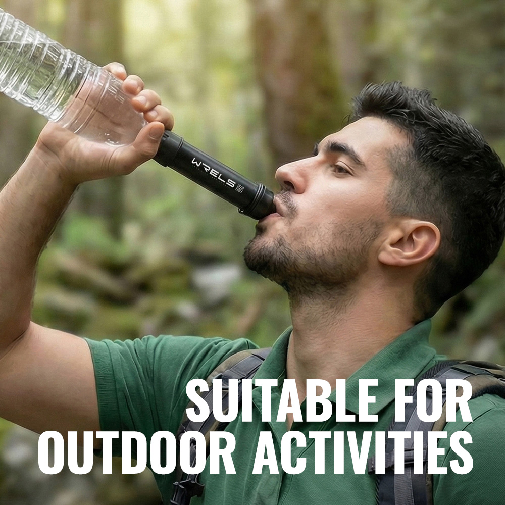 WRELS เครื่องกรองน้ำกลางแจ้งแบ - Water Purification Straw บทวิจารณ์และราคา