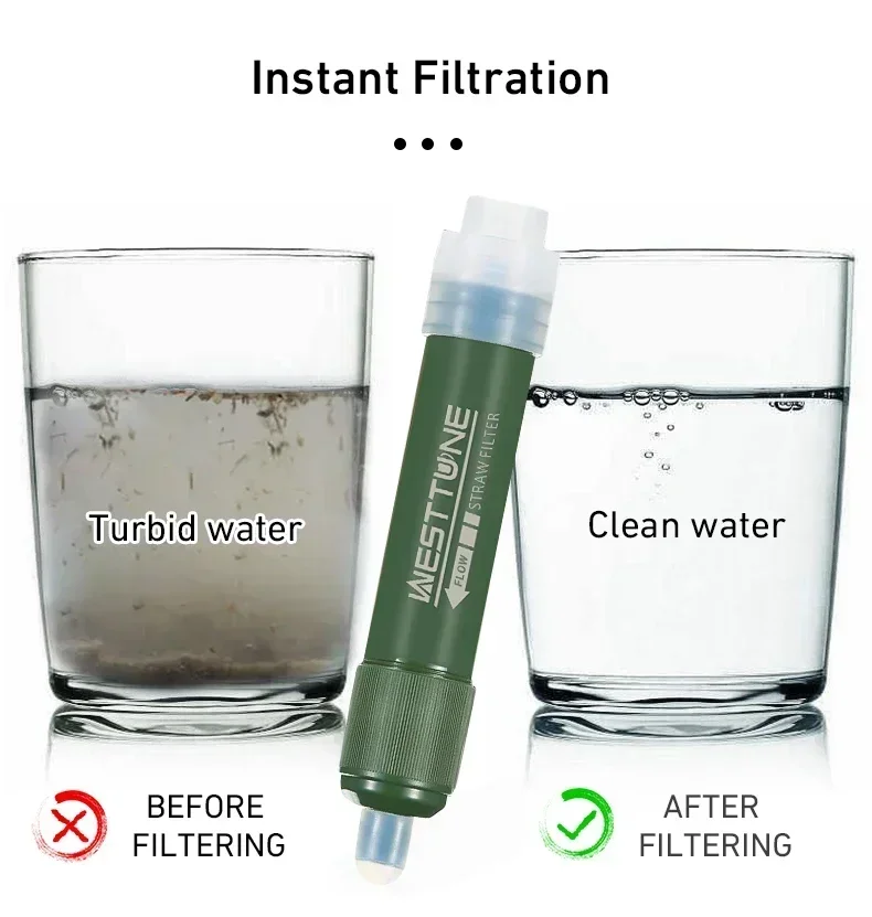 Westtune Outdoor Mini Camping  - Water Purification Straw บทวิจารณ์และราคา
