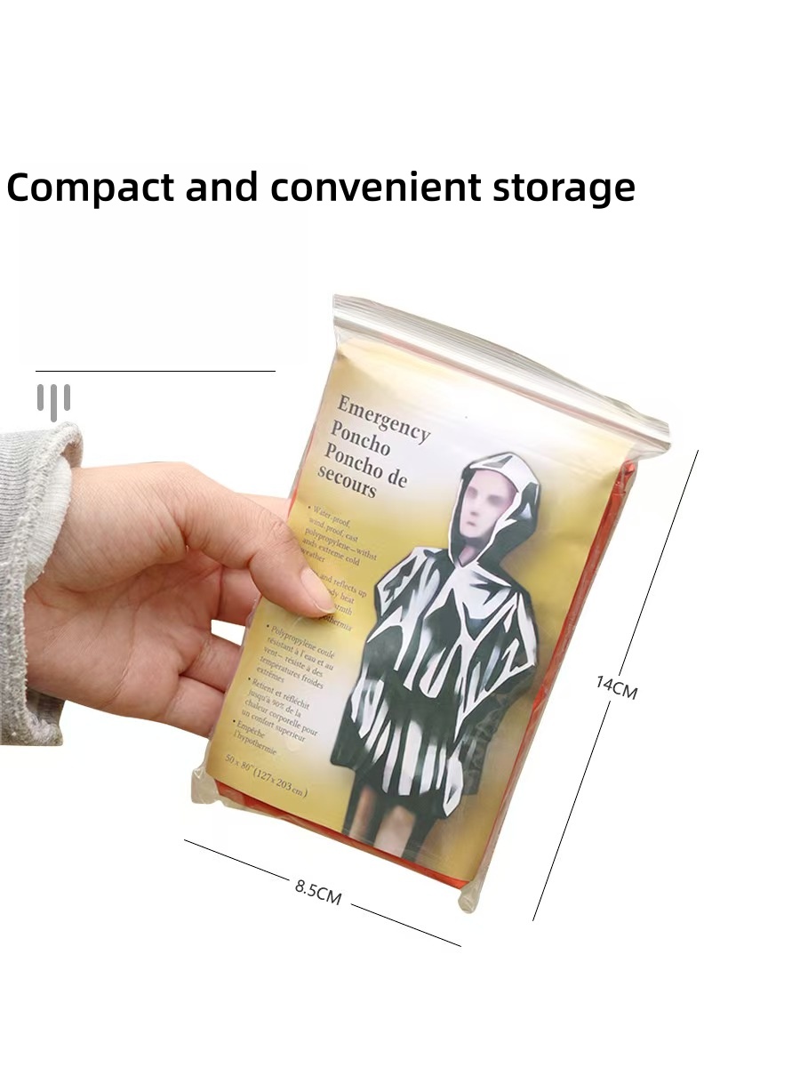 เสื้อกันฝนฉุกเฉินแบบพกพาสำหรับ - Survival Blanket Reflective บทวิจารณ์และราคา