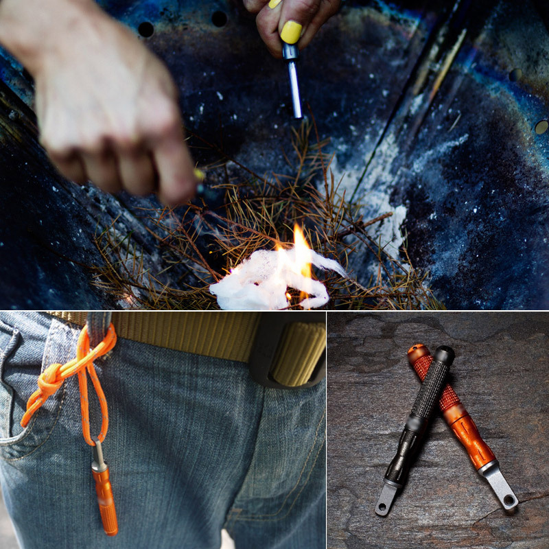 ที่จุดไฟฉุกเฉินแบบกันน้ำสำหรับ - Magnesium Fire Starter บทวิจารณ์และราคา