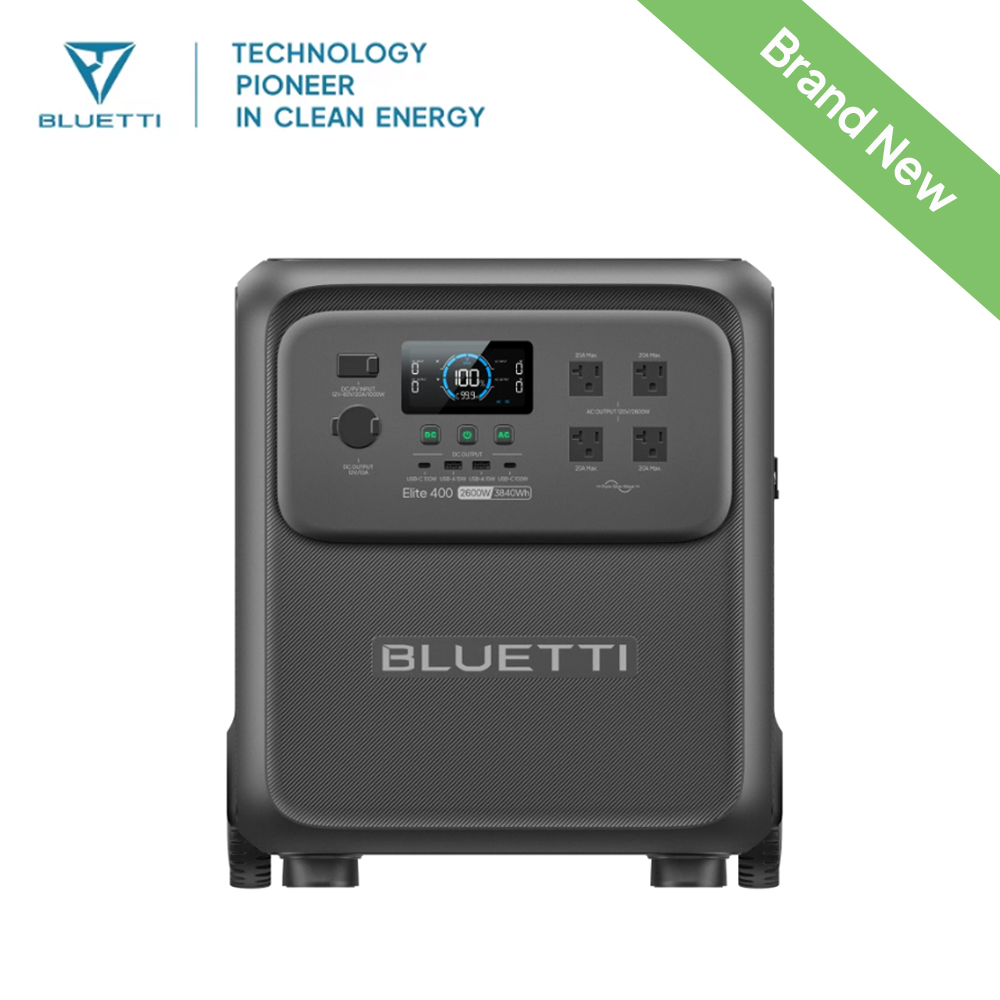 BLUETTI Elite 400 2600W 3840Wh - Solar Emergency Charger บทวิจารณ์และราคา