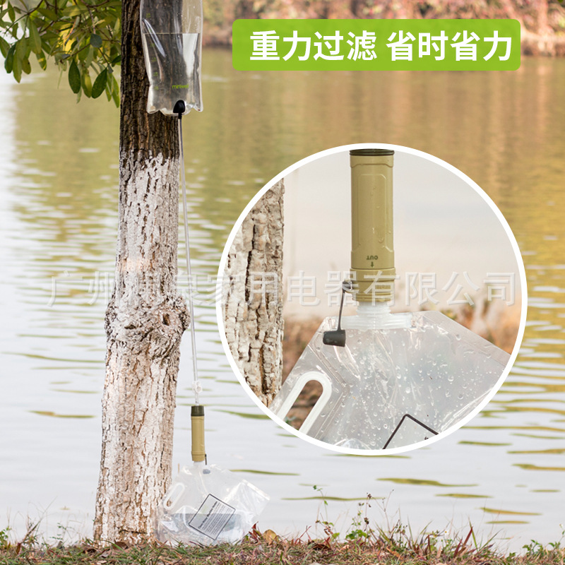หลอดกรองน้ำกลางแจ้งแบบพกพา เคร - Water Purification Straw บทวิจารณ์และราคา