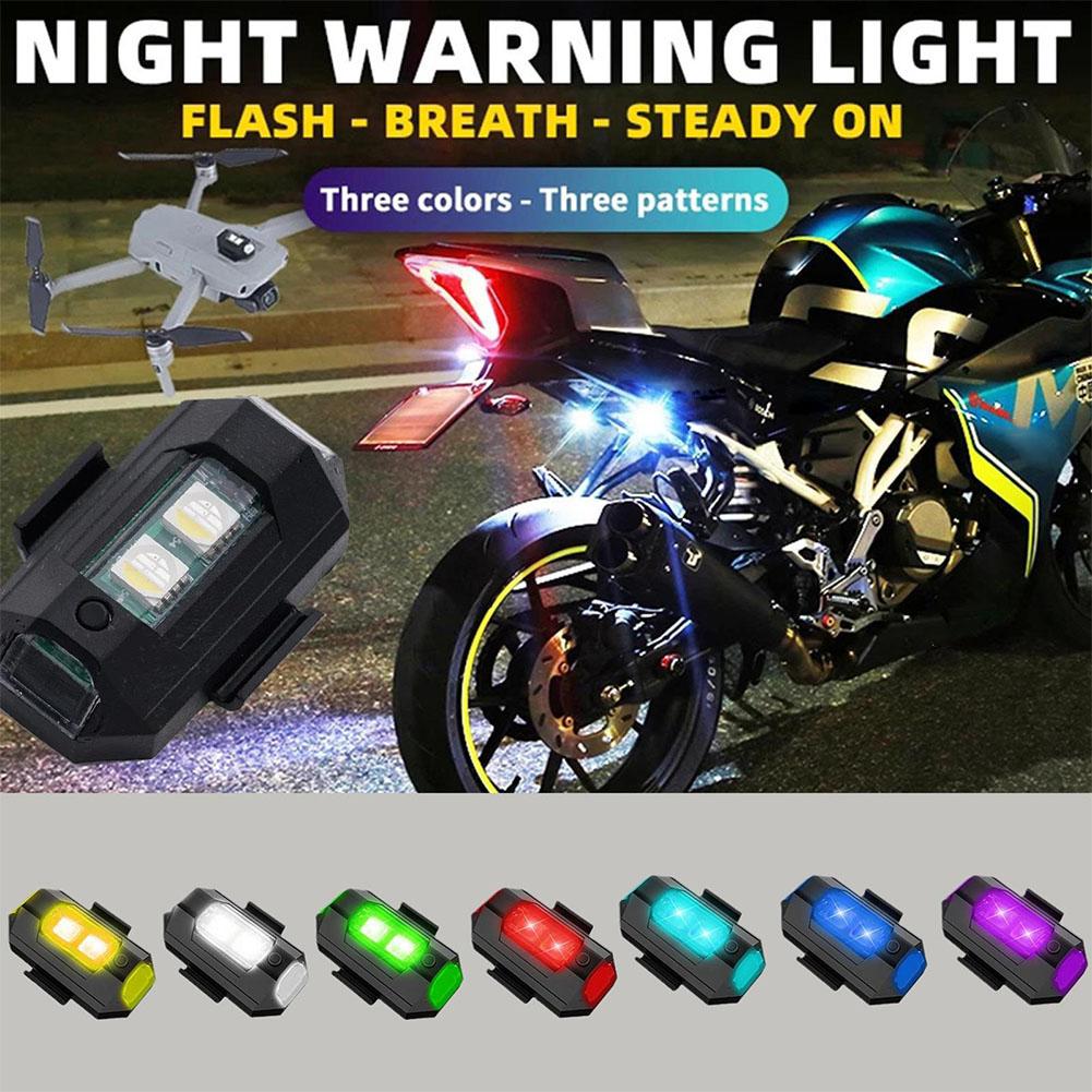 2 ชิ้น Mini LED Strobe ไฟตกแต่ - Sos Light Strobe บทวิจารณ์และราคา