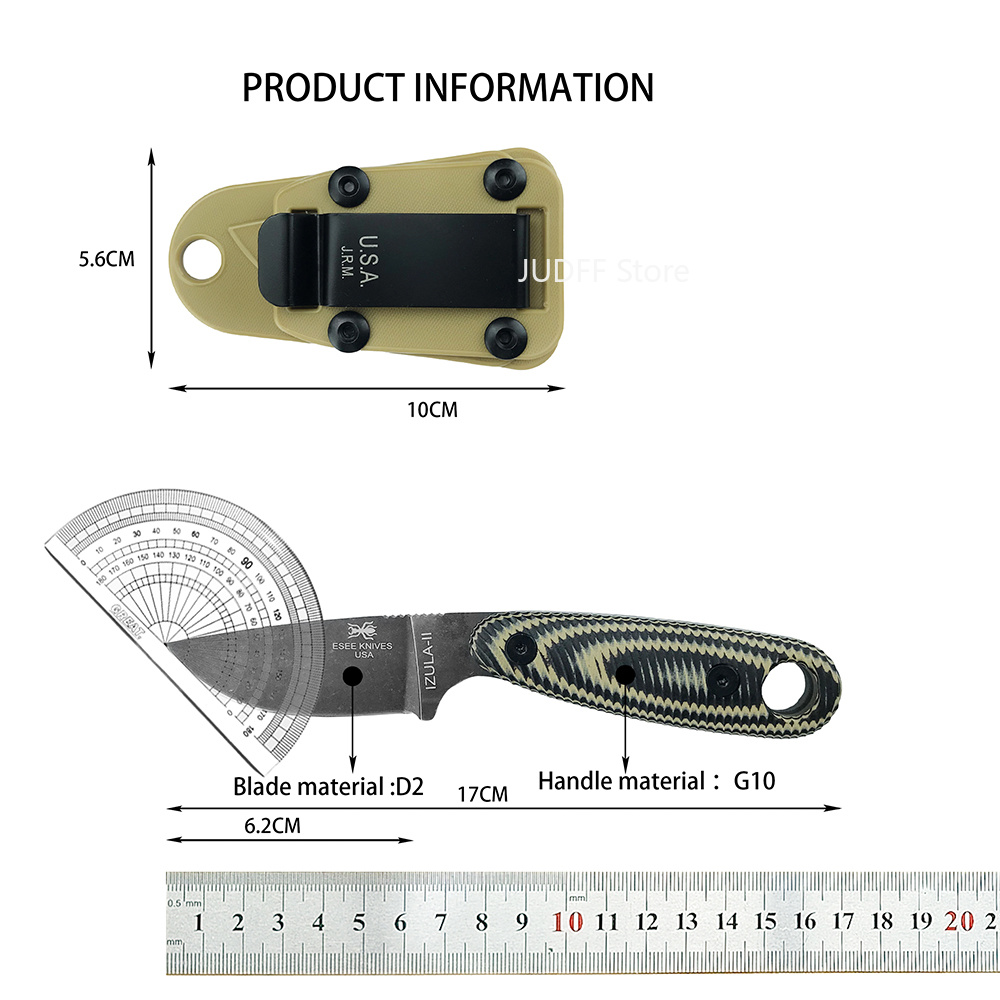 ESEE IZULA/ PACAYA มีดคงที่สำห - Bushcraft Knife Fixed บทวิจารณ์และราคา
