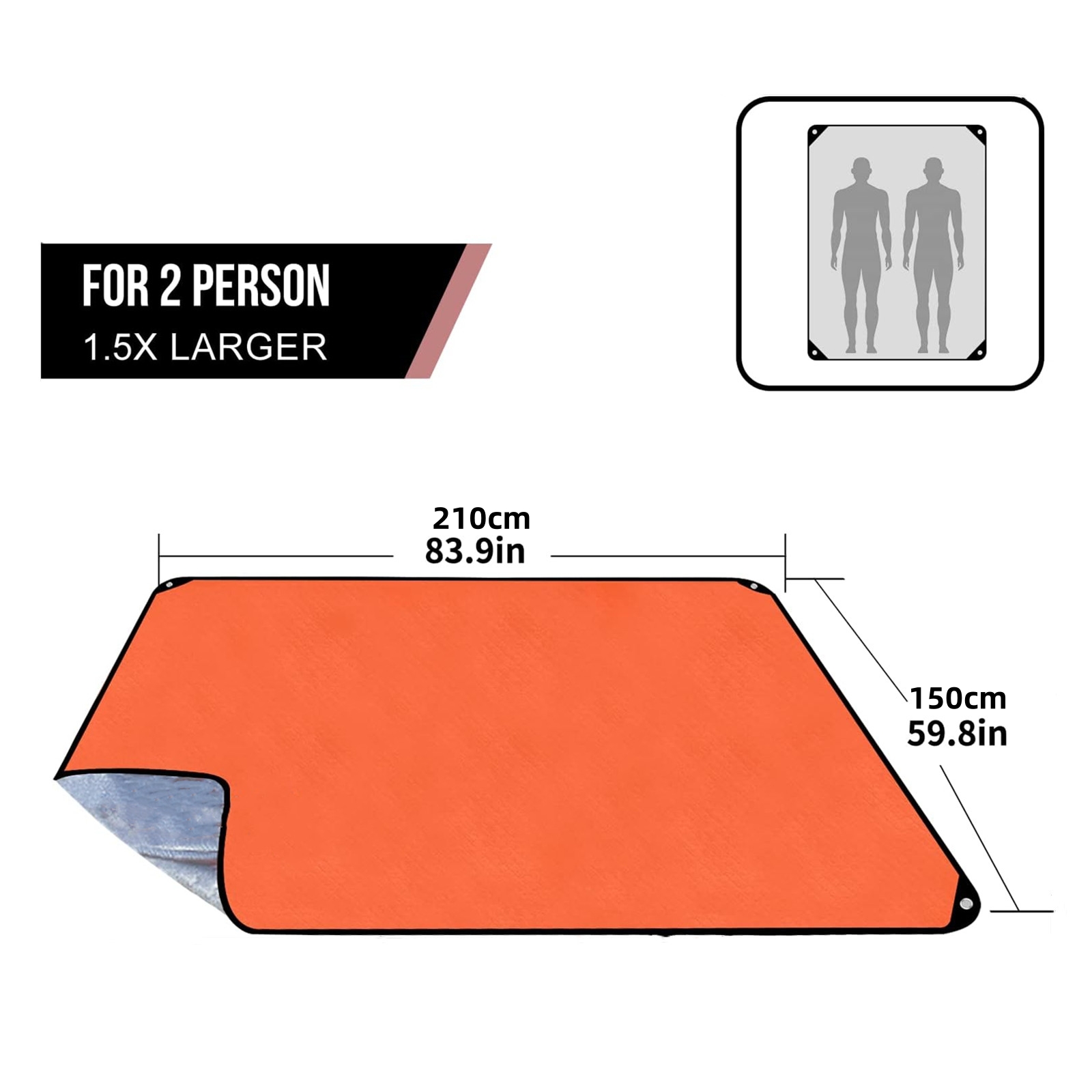 ผ้าห่มเอาชีวิตรอดหนัก-ฉนวนกันค - Survival Blanket Reflective บทวิจารณ์และราคา