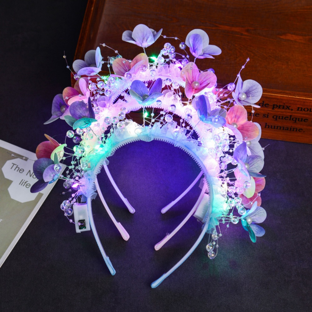 ที่คาดผมรูปดอกไม้เรืองแสง ไฟ L - Sos Light Strobe บทวิจารณ์และราคา