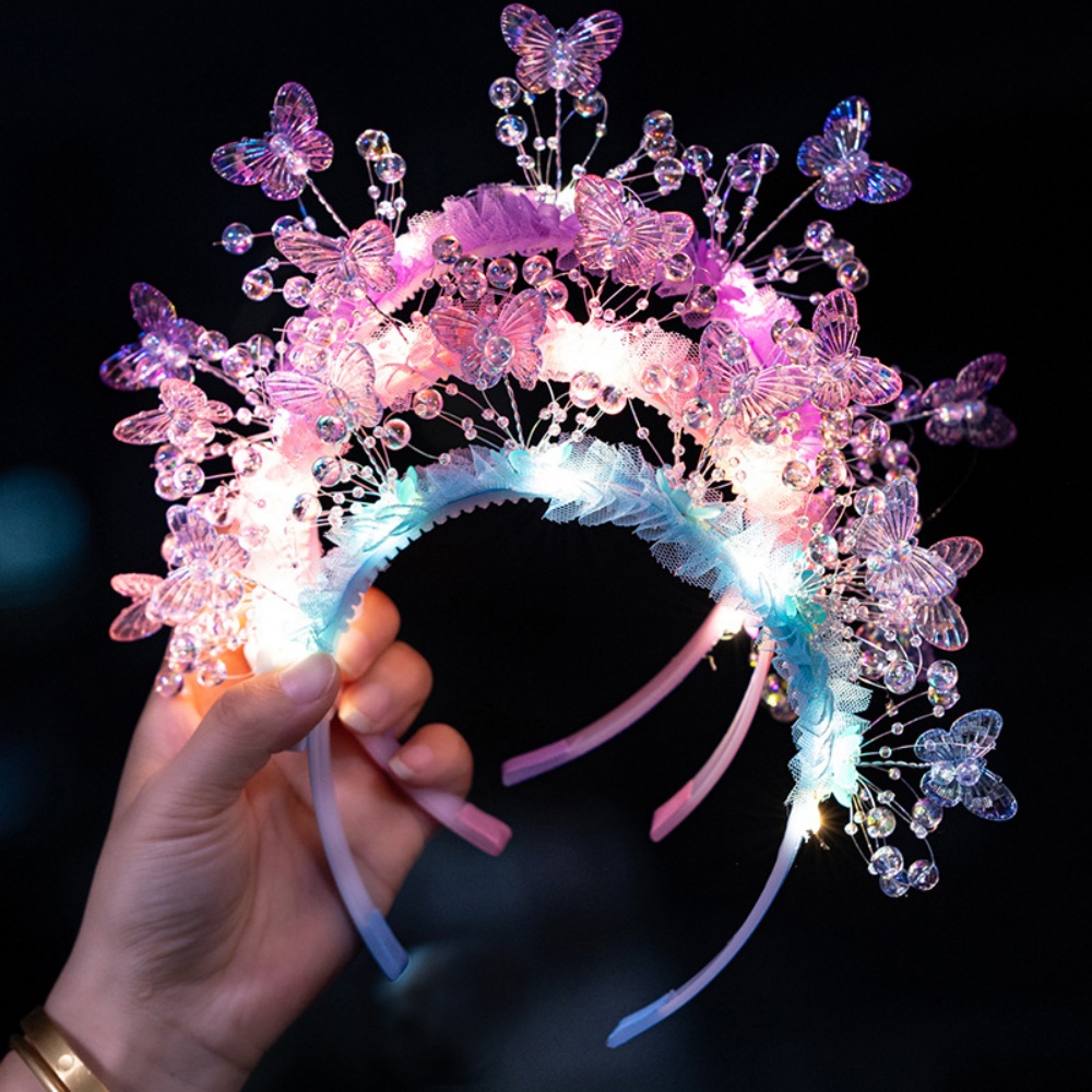ที่คาดผมรูปดอกไม้เรืองแสง ไฟ L - Sos Light Strobe บทวิจารณ์และราคา