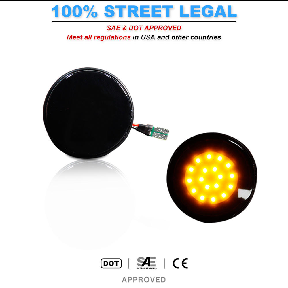 ไฟเลี้ยวข้างรถยนต์ iJDM LED 2  - Signal Panel Orange บทวิจารณ์และราคา