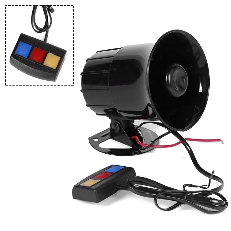 12V 3 โทนเสียงแตรรถยนต์เสียงดั - Emergency Whistle Loud บทวิจารณ์และราคา