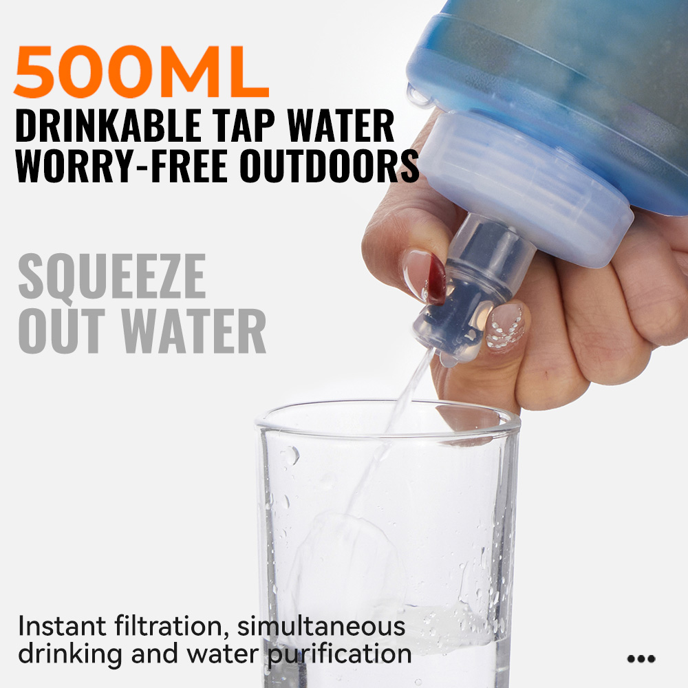 WRELS ขวดกรองน้ำ ขวดน้ำแบบนิ่ม - Water Bag Collapsible บทวิจารณ์และราคา