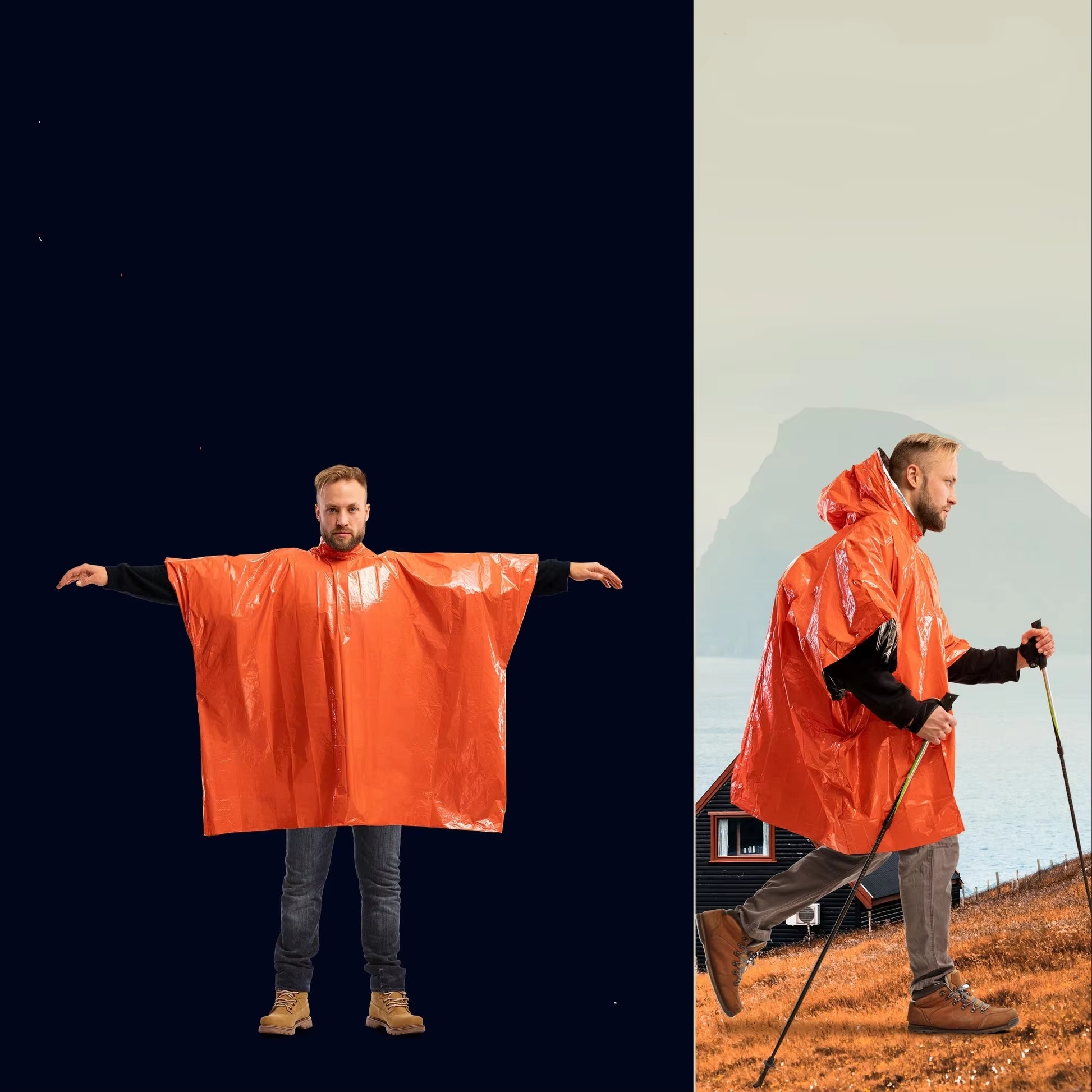 LIFE poncho การอยู่รอดฉุกเฉิน  - Survival Blanket Reflective บทวิจารณ์และราคา